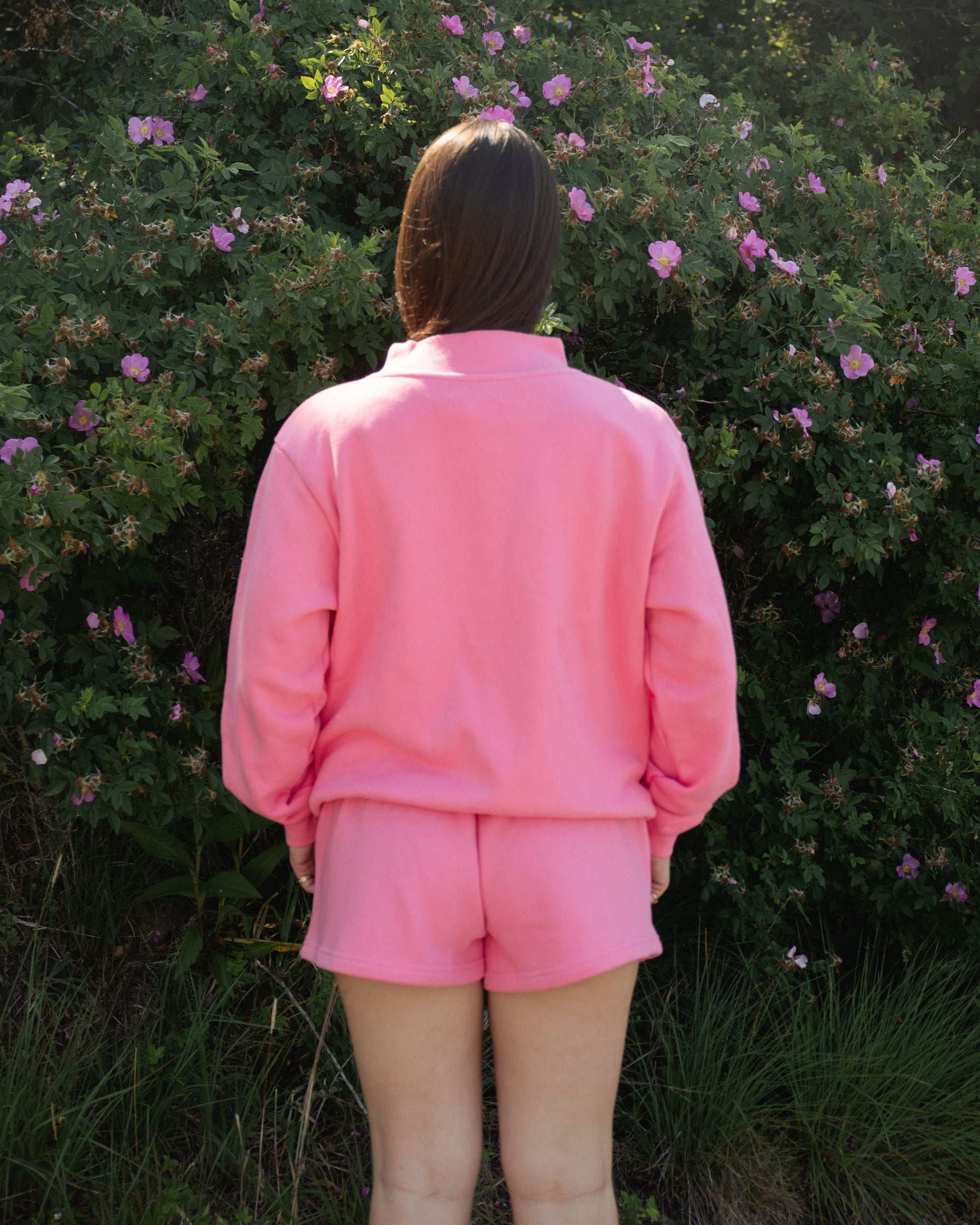 Varsity Mockneck - Bloom + Sunset Floral