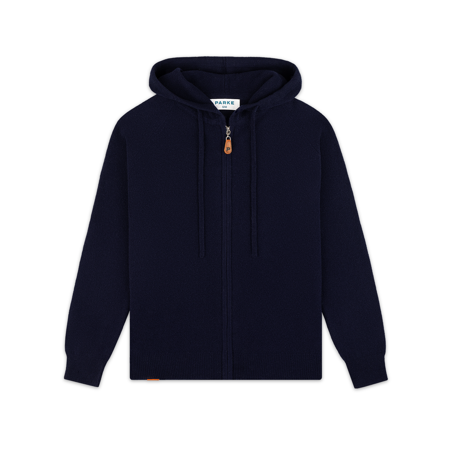 Zip Up Sweater -navy