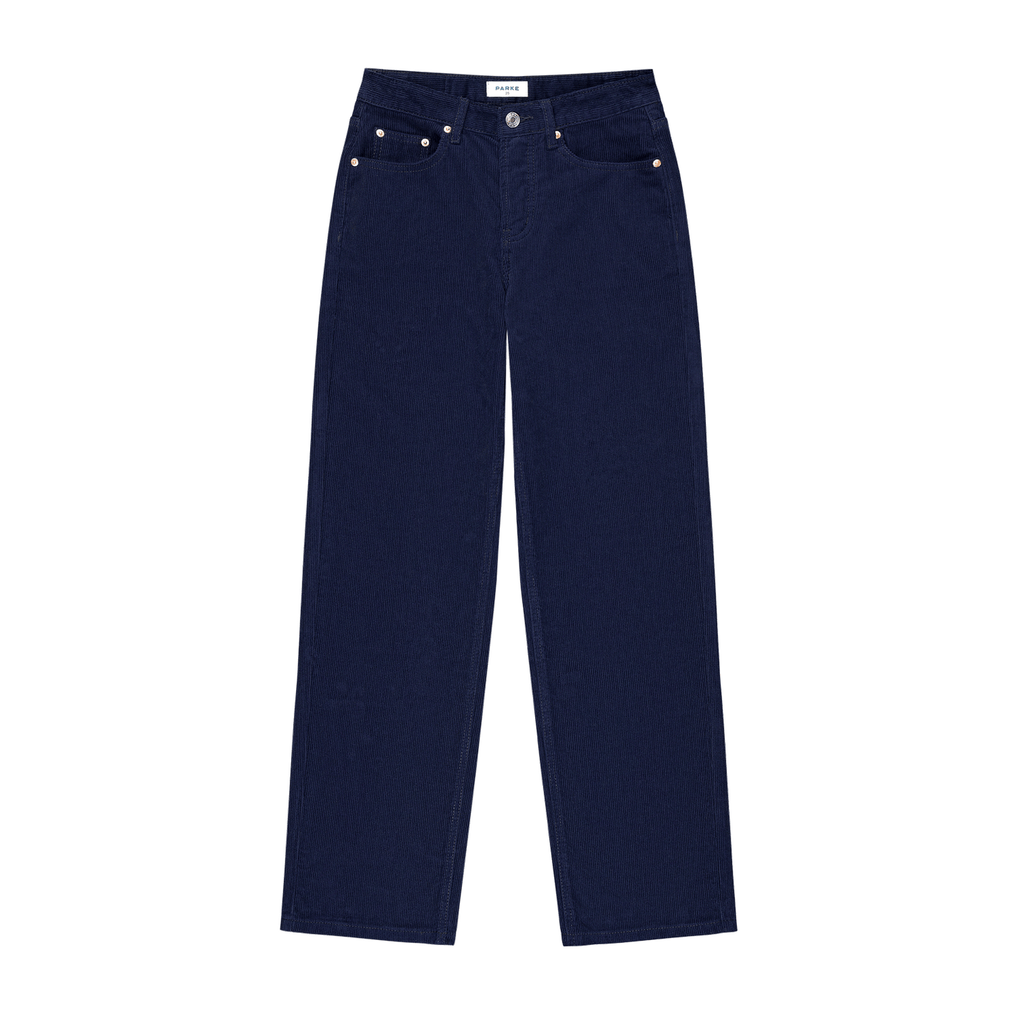 Classic Straight Pants -navy corduroy