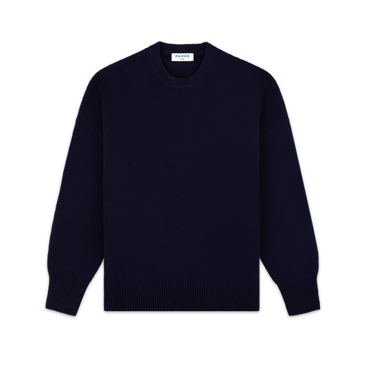 Crewneck Sweater -navy