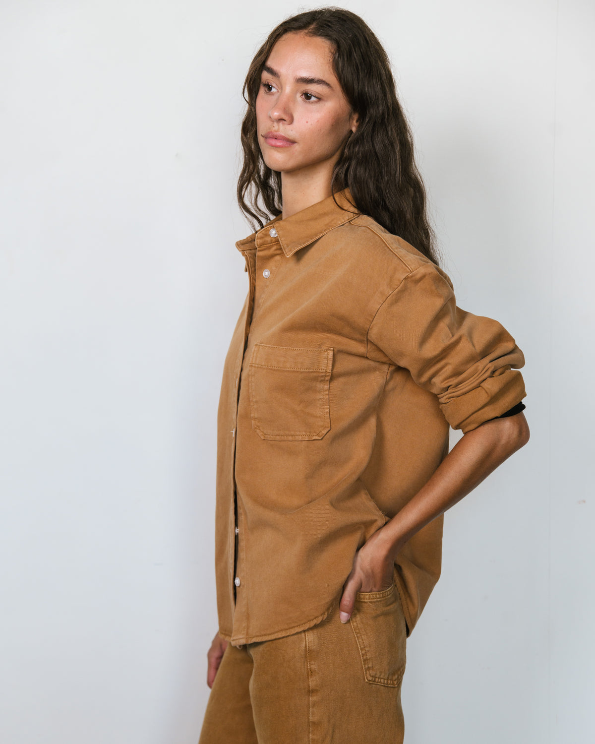 Long Sleeve Denim Shirt - Butterum