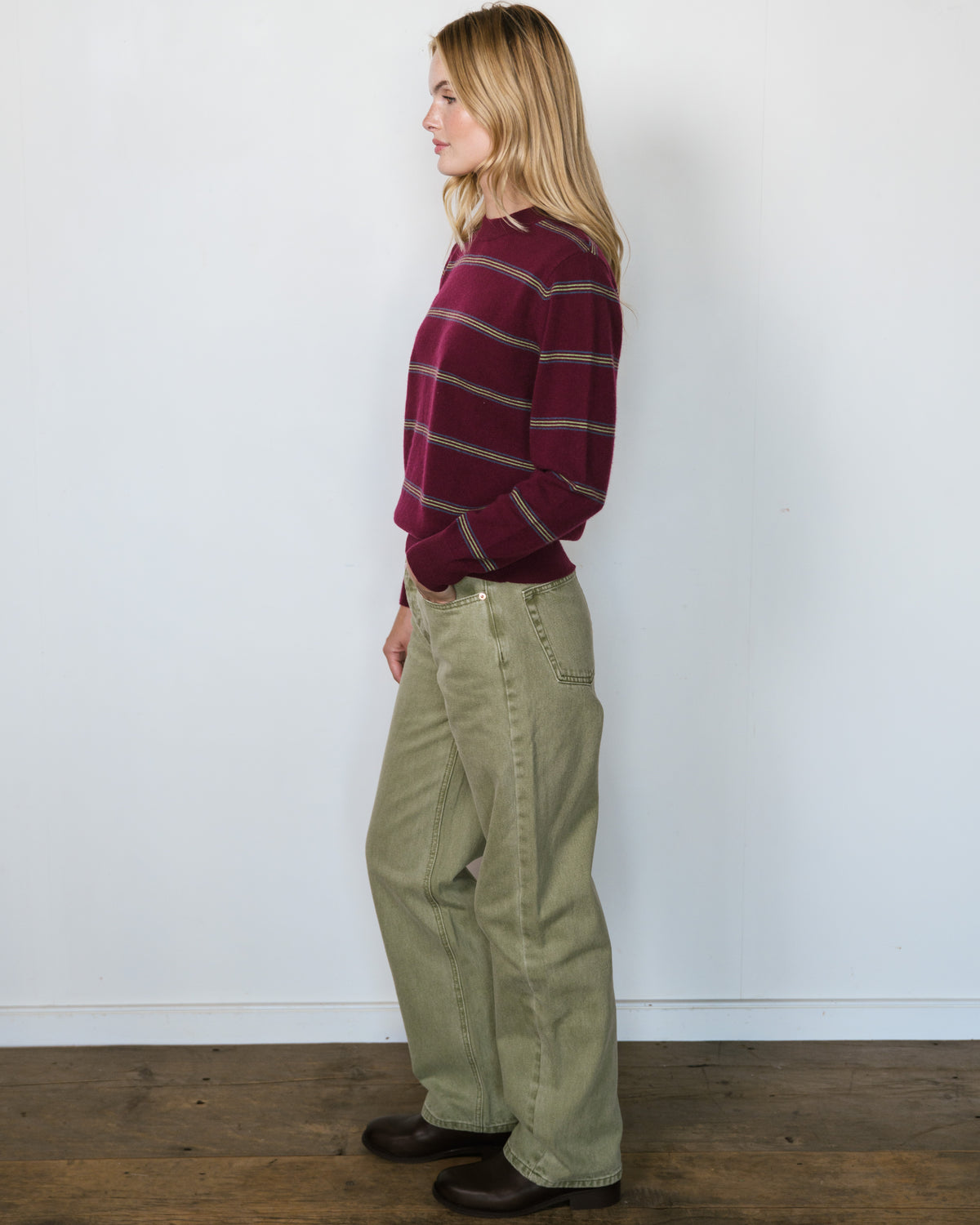 Classic Straight Jeans - Moss