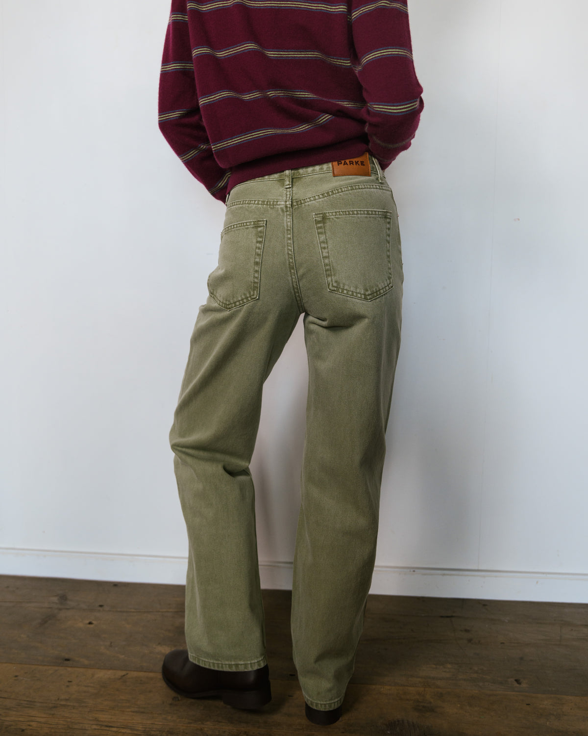 Classic Straight Jeans - Moss
