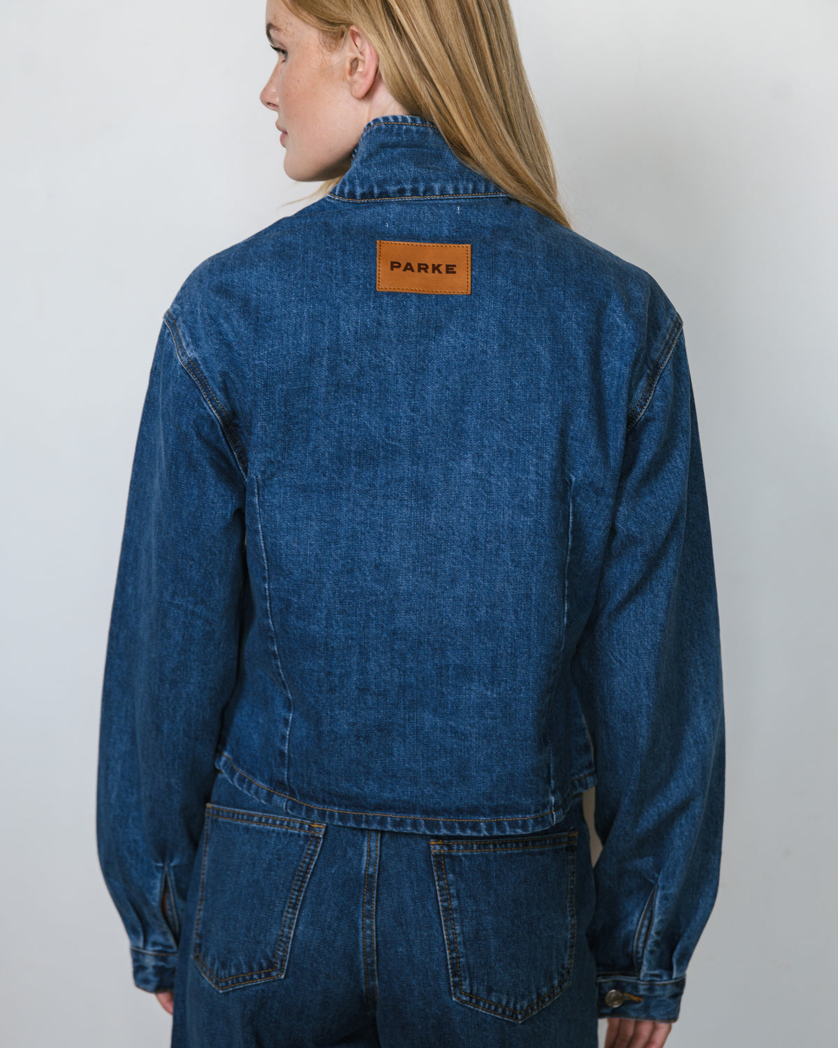 Slim Fit Jacket - Medium Wash