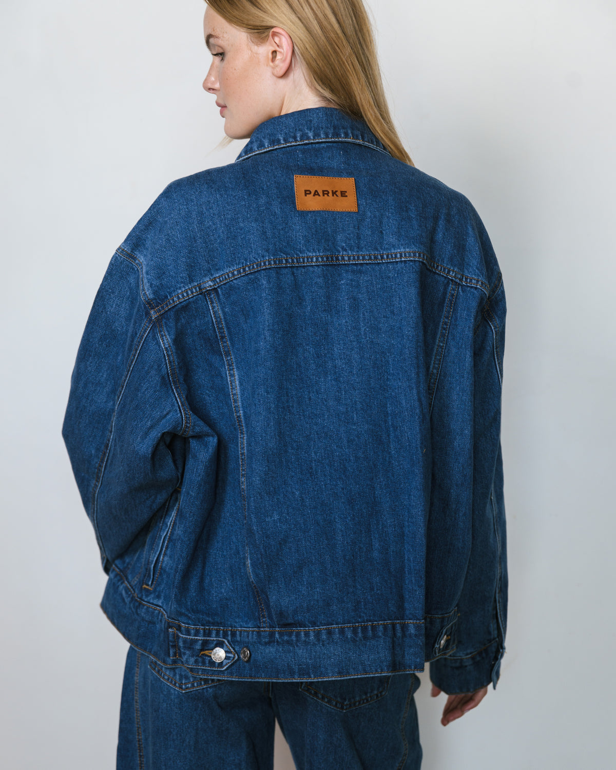 Oversized Denim Jacket - Medium Wash