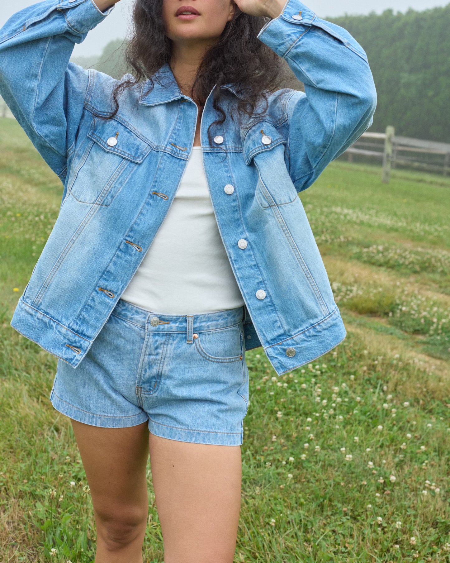 Denim Mini Shorts