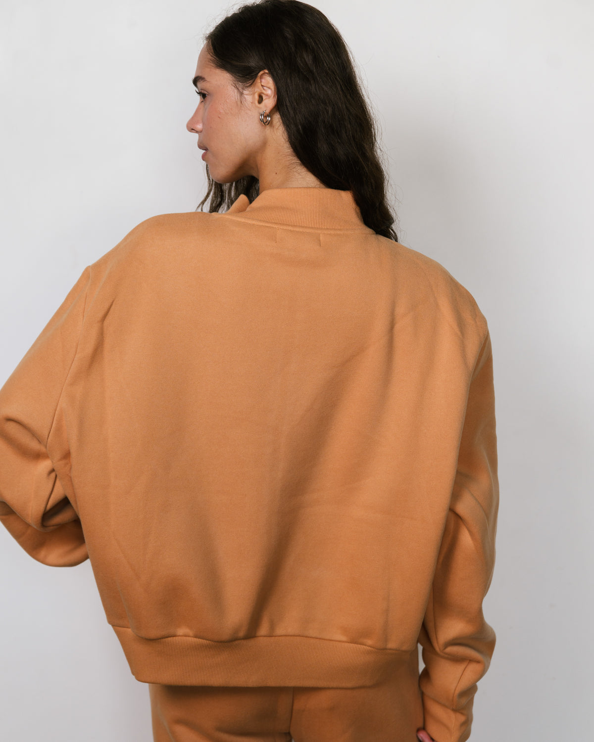 Zip Up Varsity Mockneck - Butterum