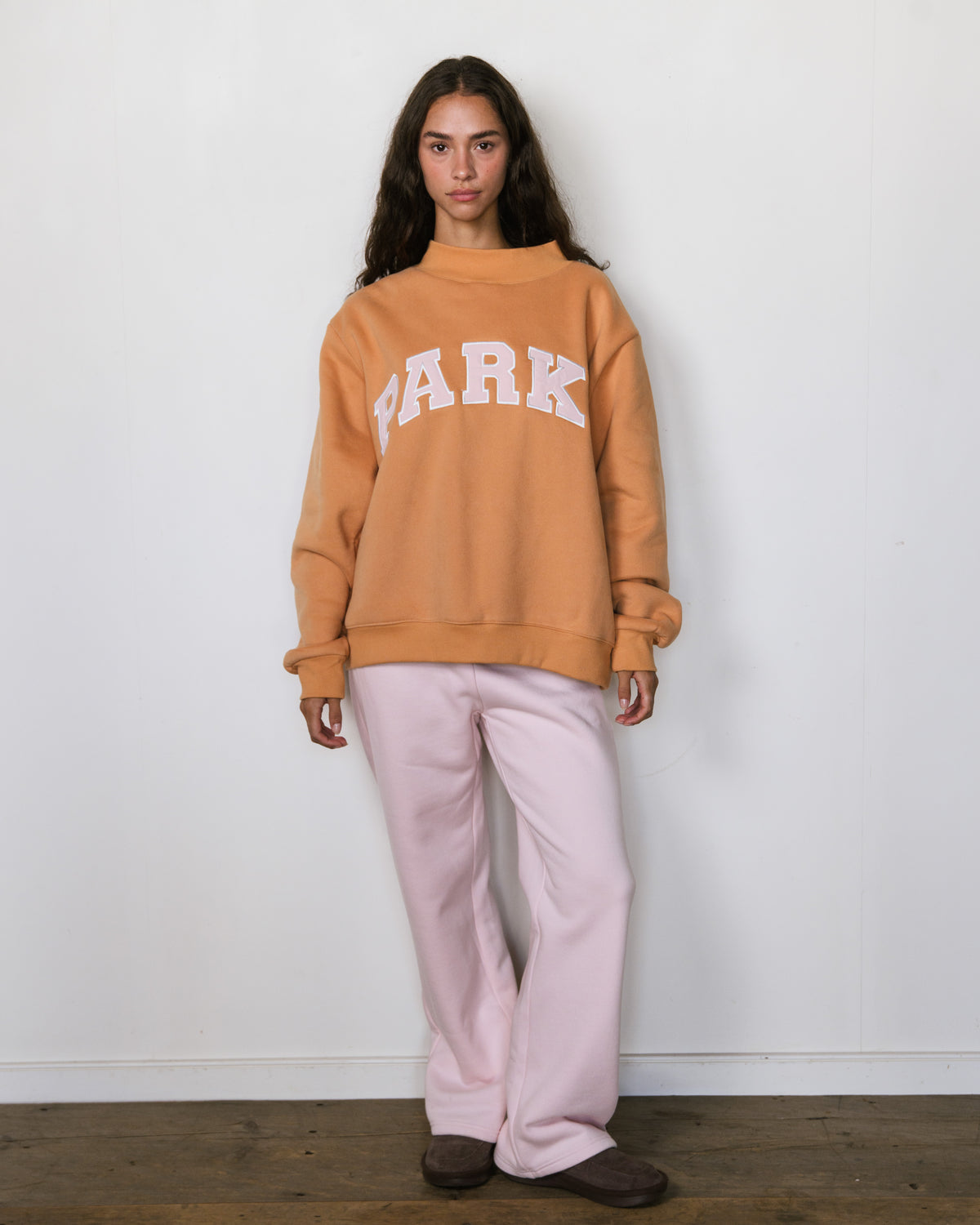 Varsity Mockneck - Butterum + Rose