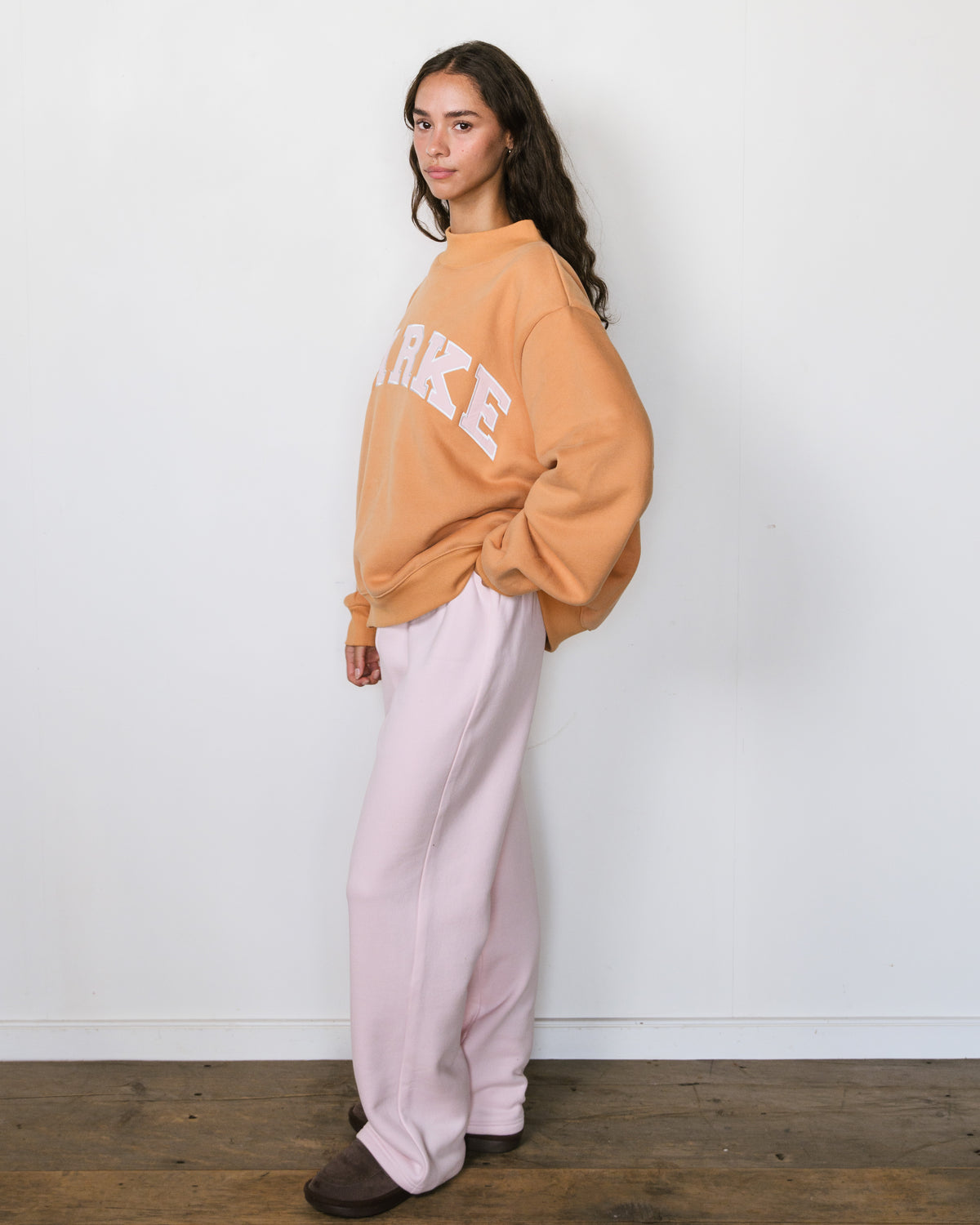 Varsity Mockneck - Butterum + Rose