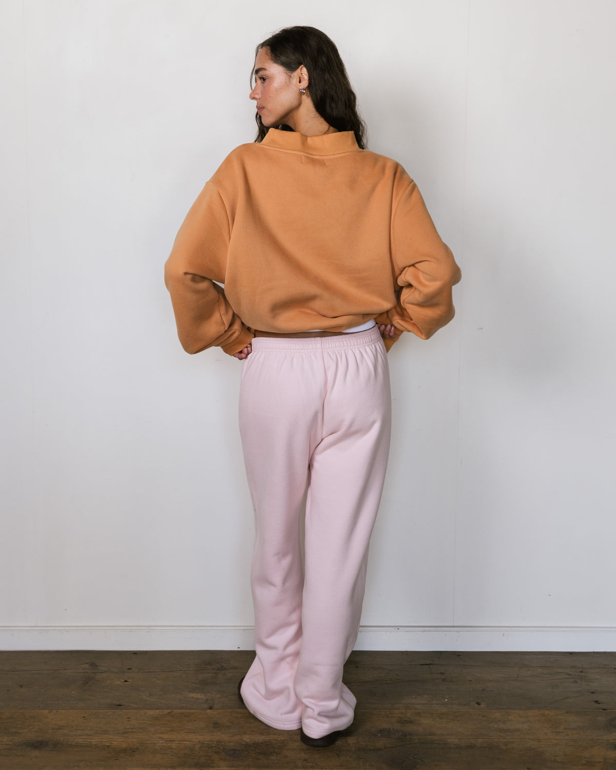 Varsity Mockneck - Butterum + Rose