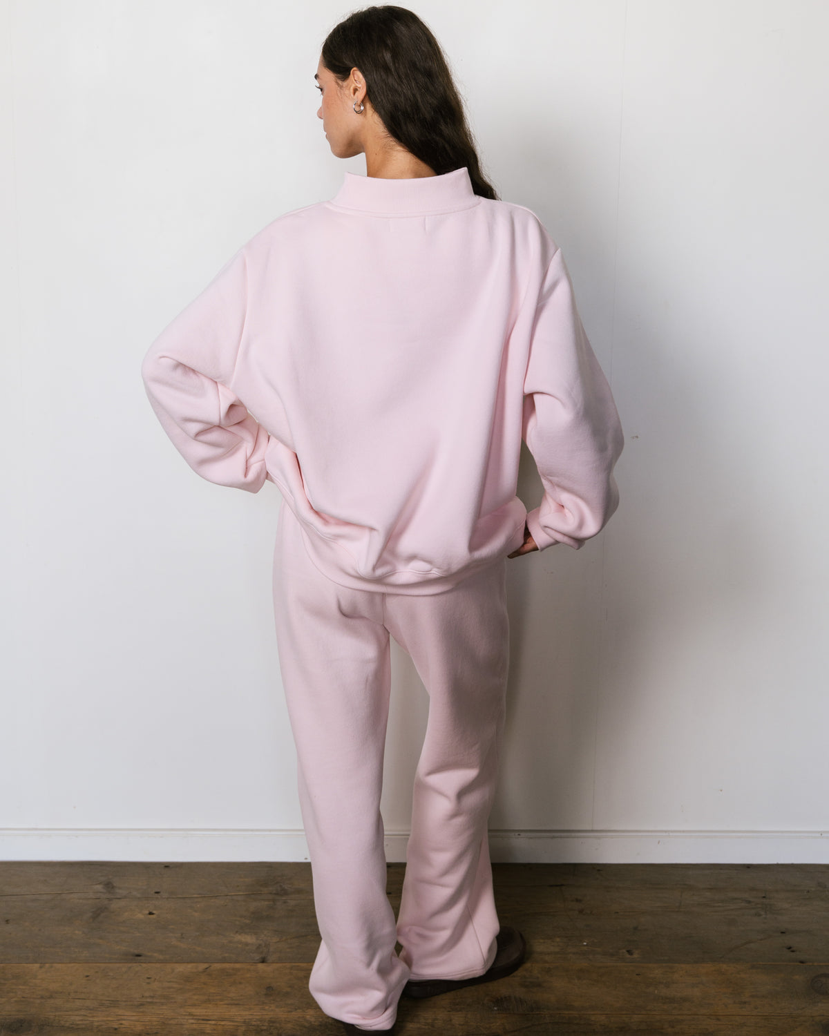 Varsity Mockneck - Rose