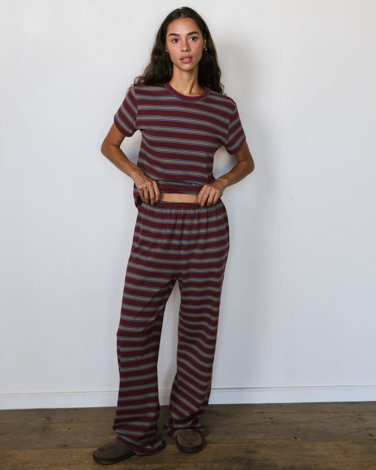 Relaxed Lounge Pants - Port Stripe