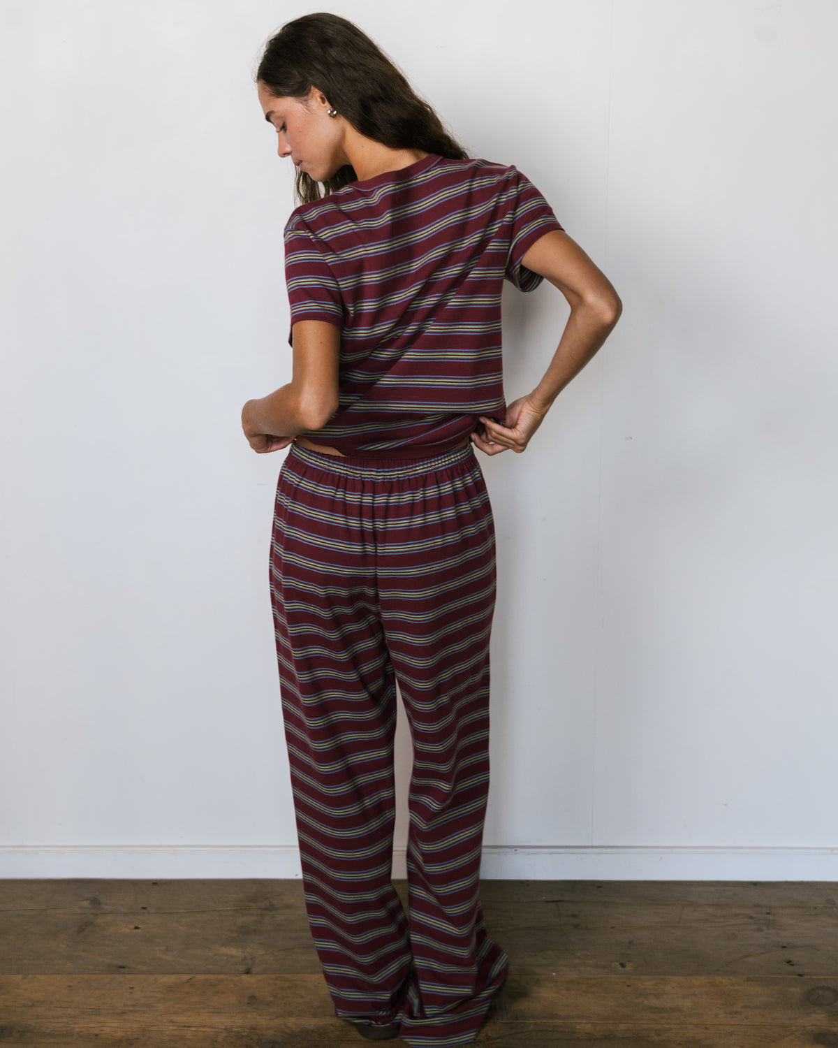 Relaxed Lounge Pants - Port Stripe