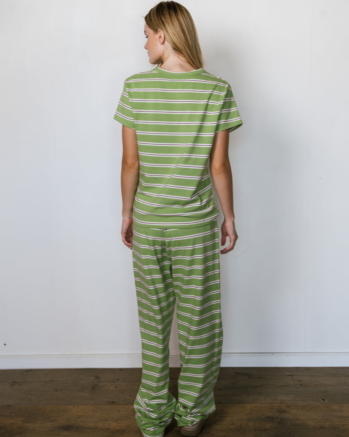 Striped T-Shirt - Matcha