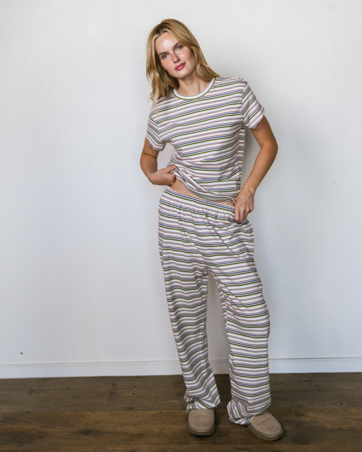 Relaxed Lounge Pants - Cream