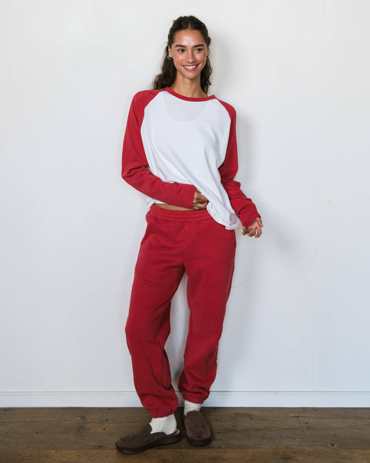 Drawstring Unisex Sweatpants - Cola