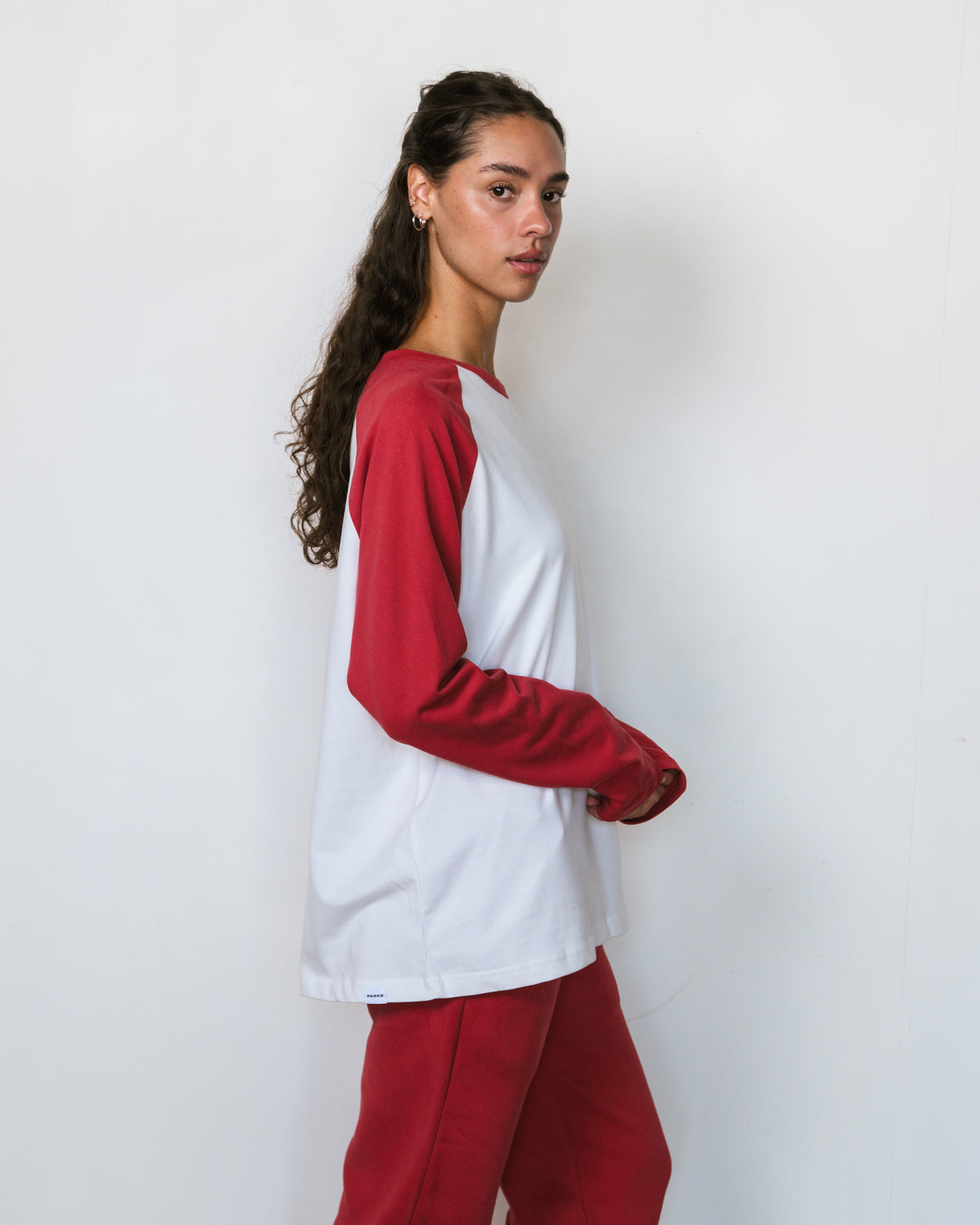 Raglan Long Sleeve T-Shirt - Cola