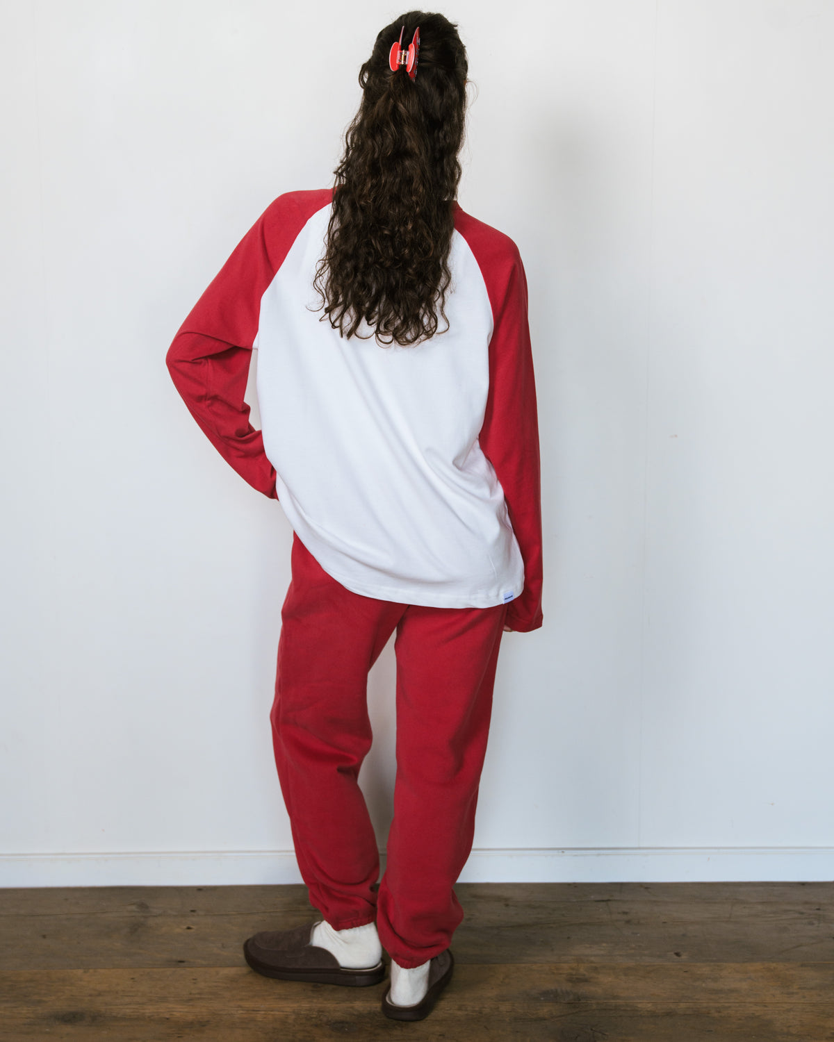 Raglan Long Sleeve T-Shirt - Cola