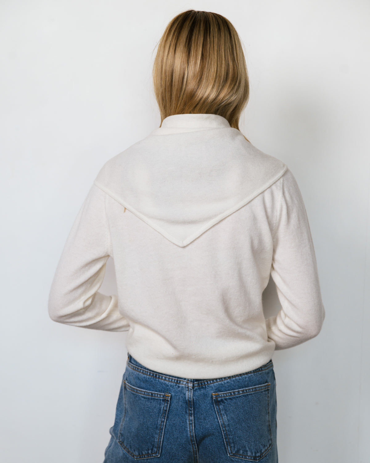 Triangle Scarf - Cream