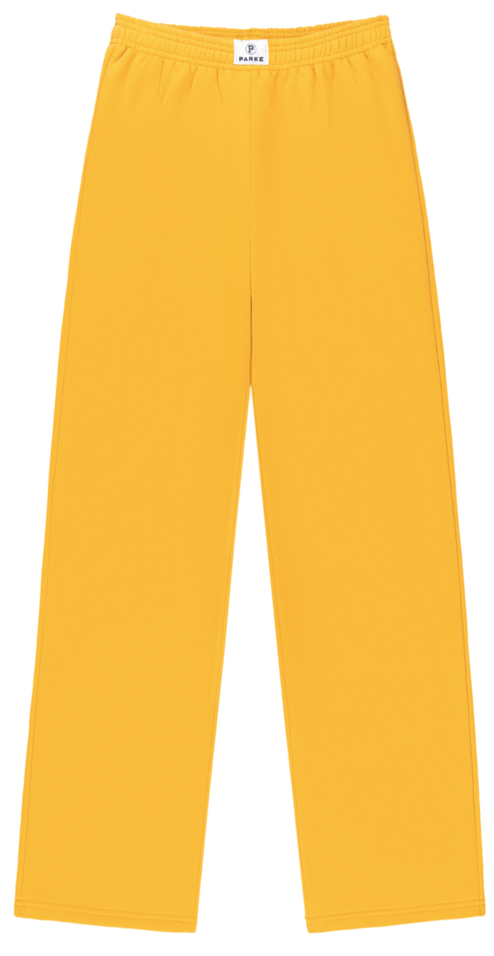 sweat boxer pant flat lay -apricot