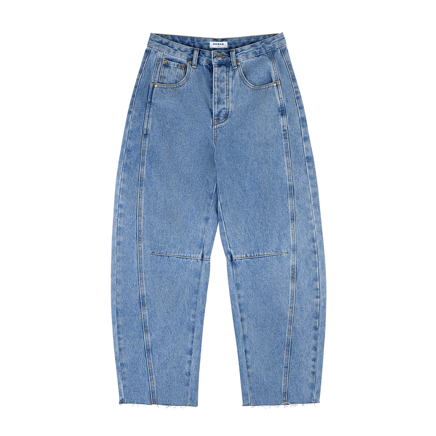 parke x scl oversized horseshoe jean -vintage wash