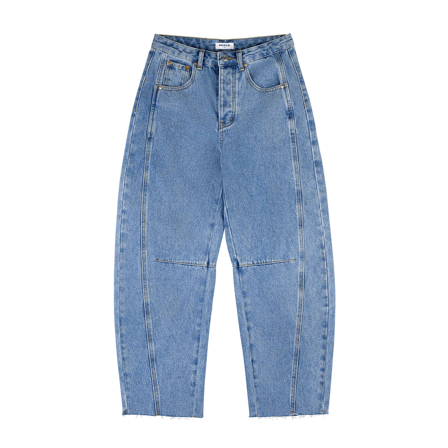 parke x scl oversized horseshoe jean -vintage wash