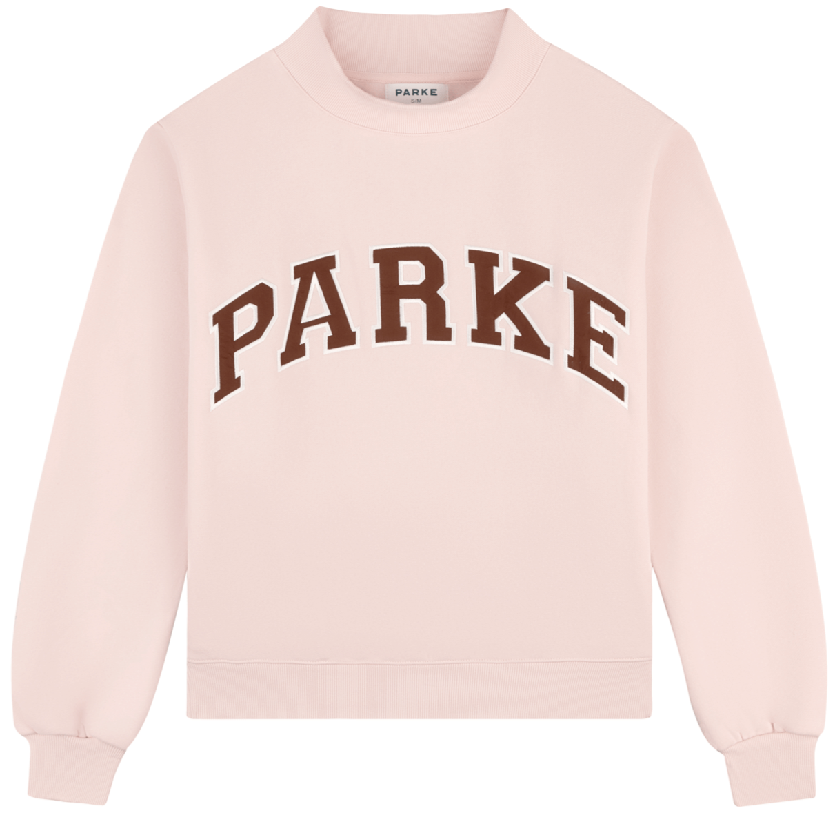 hometown varsity mockneck flat -rose + mocha