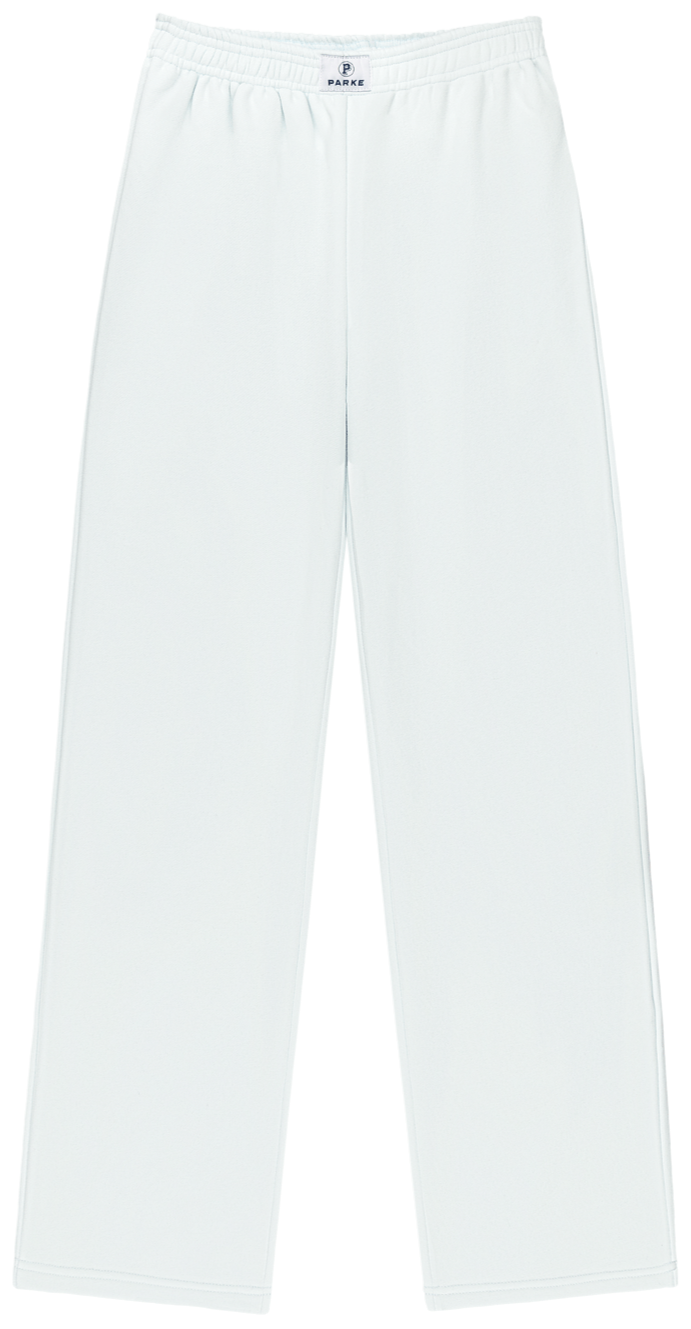 sweat boxer pant flat lay -cloud