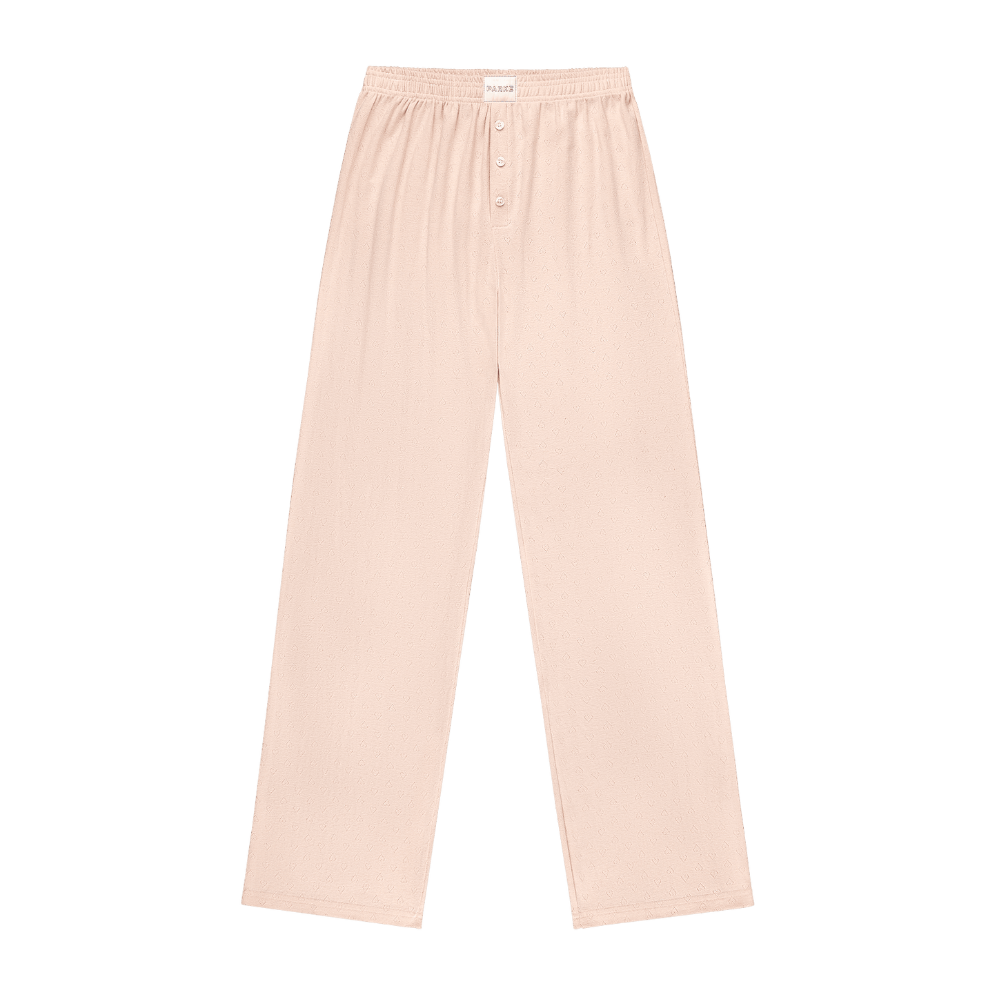 Heart Pointelle Boxer Pants -peony