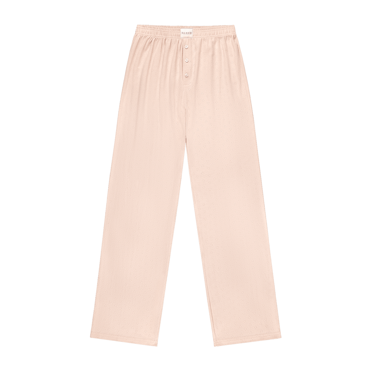 Heart Pointelle Boxer Pants - Peony