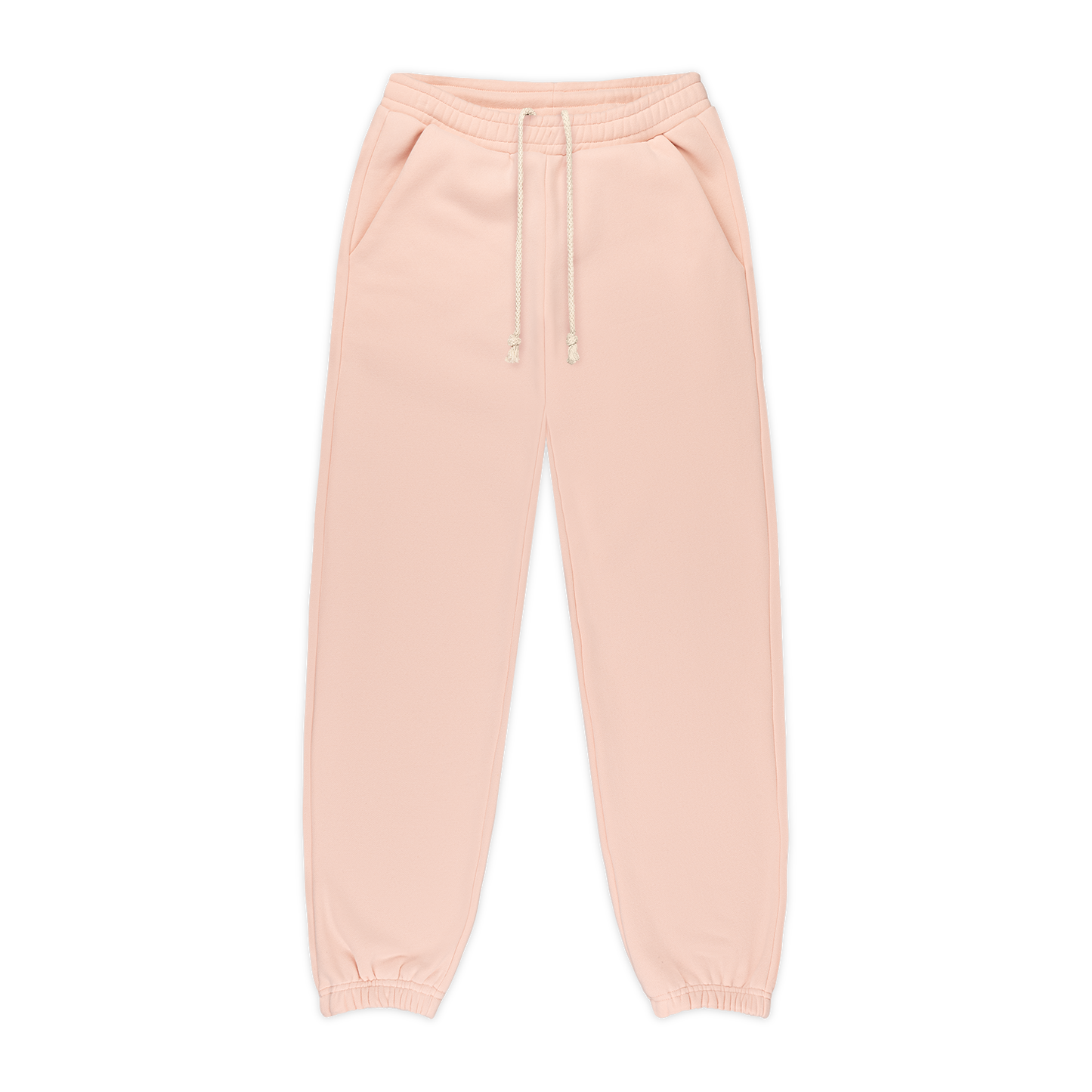 Drawstring Unisex Sweatpants -peony