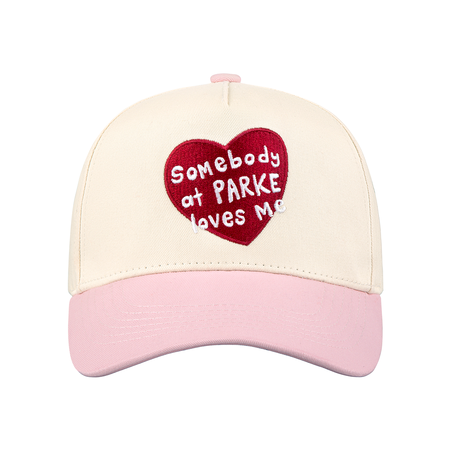 Somebody Loves Me Hat -pink