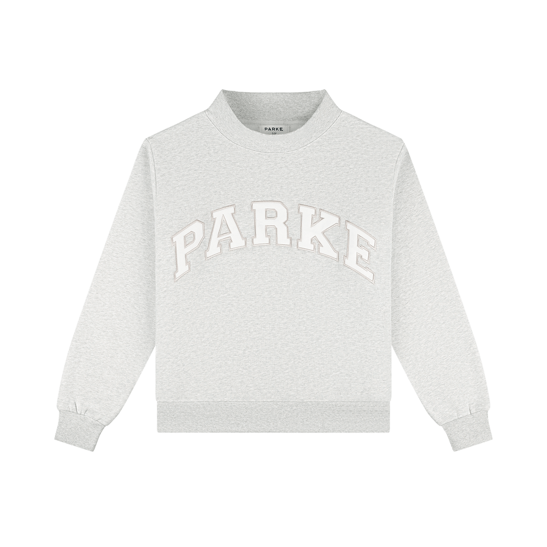 Layered Varsity Long Sleeve Shirt - Shadow - PARKE