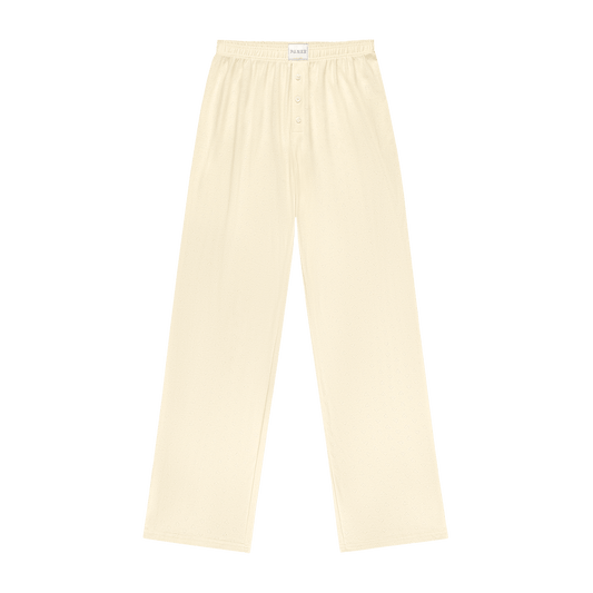 Heart Pointelle Boxer Pants -cream