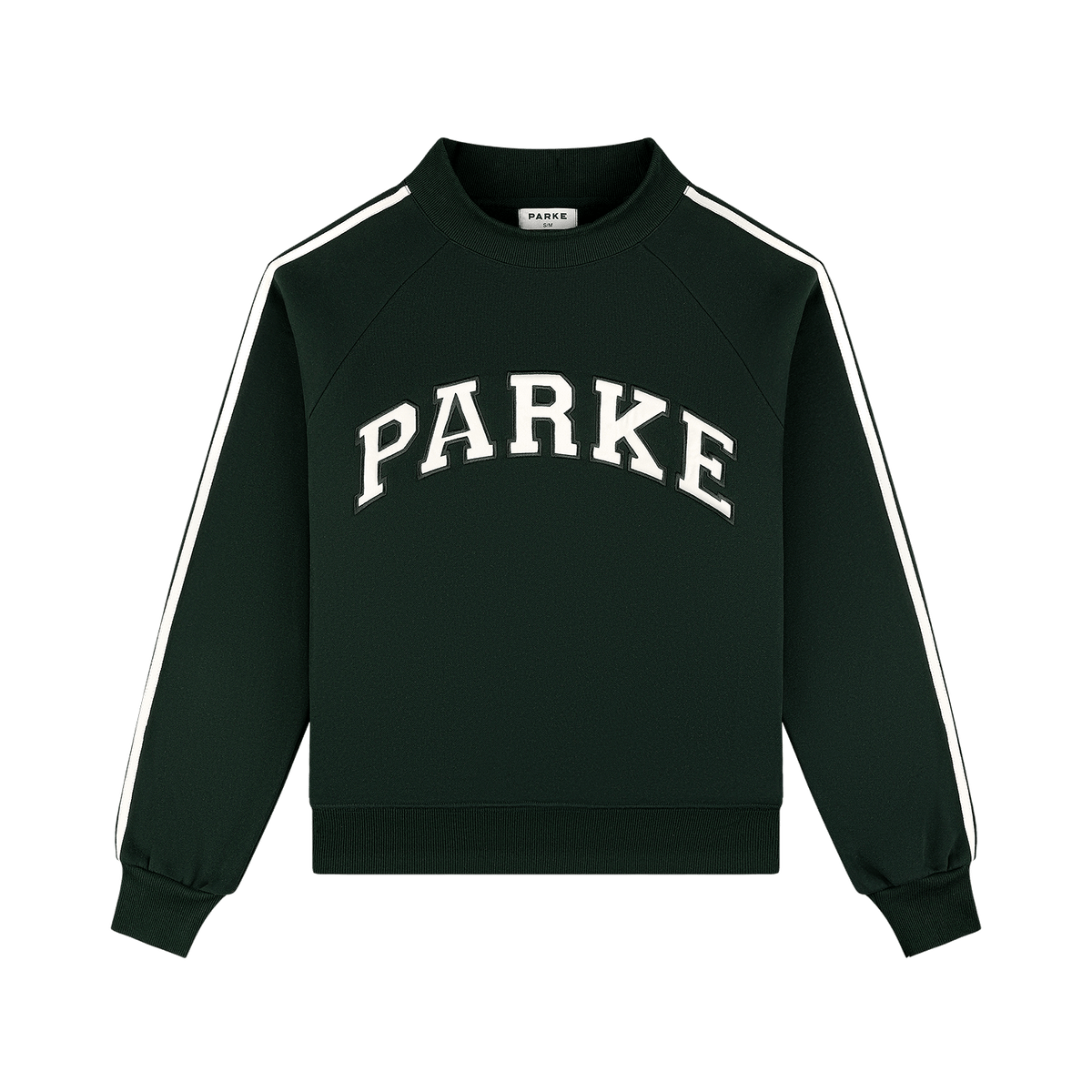 Sport Stripe Mockneck Forest