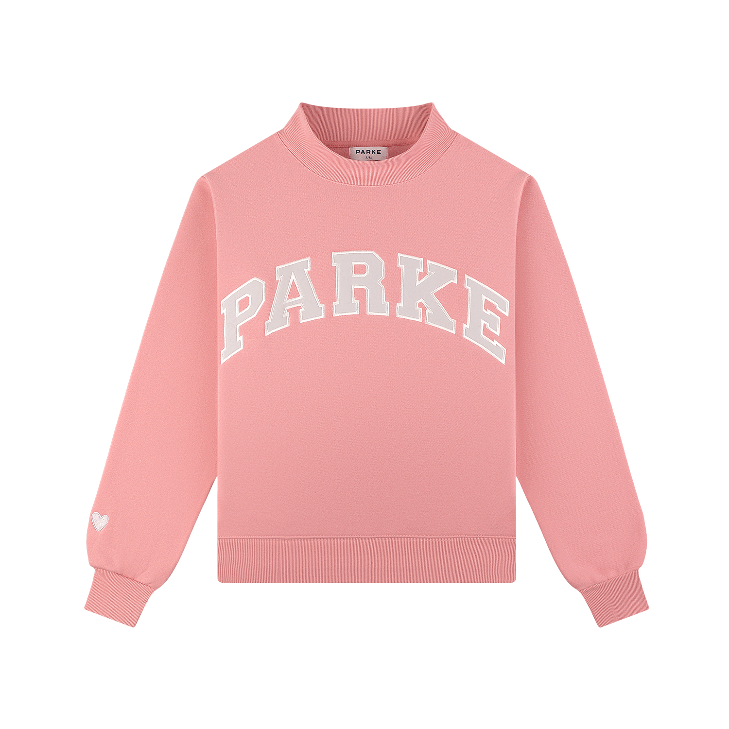Valentine's Varsity Mockneck -blush + lavender