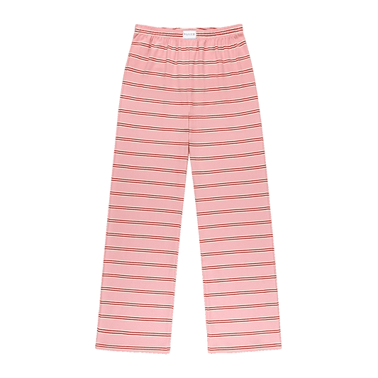 Striped Cotton Boxer Pants -sweetheart stripe