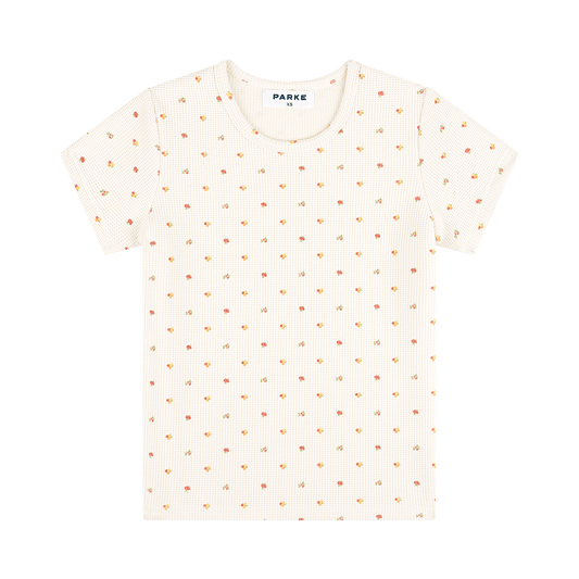Waffle T-Shirt - Sunset Floral