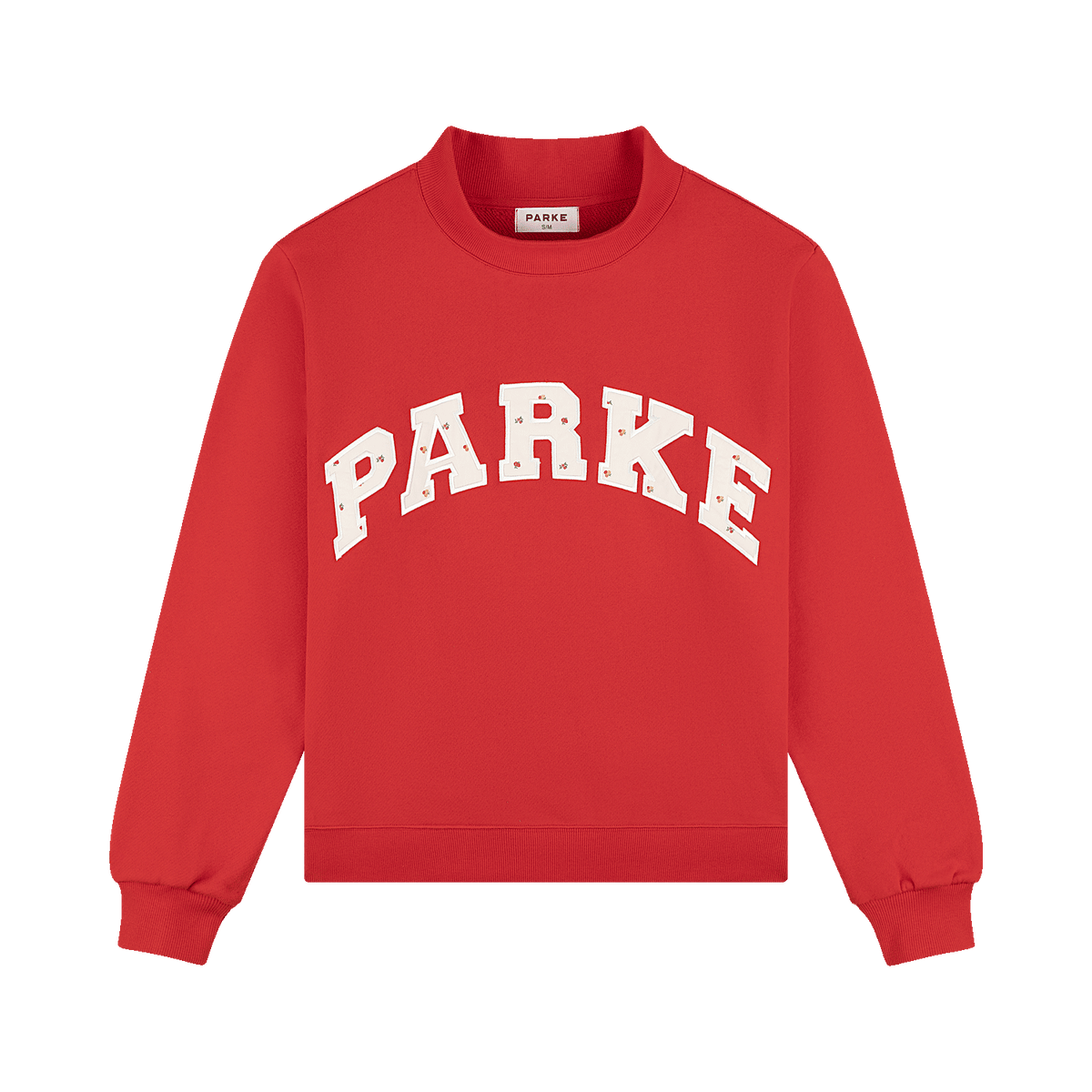 Varsity Mockneck - Ruby + Sunset Floral