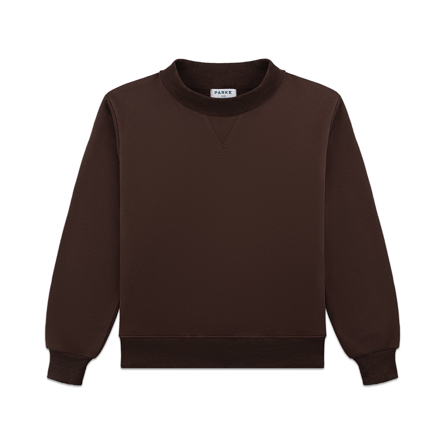 classic mockneck -chocolate