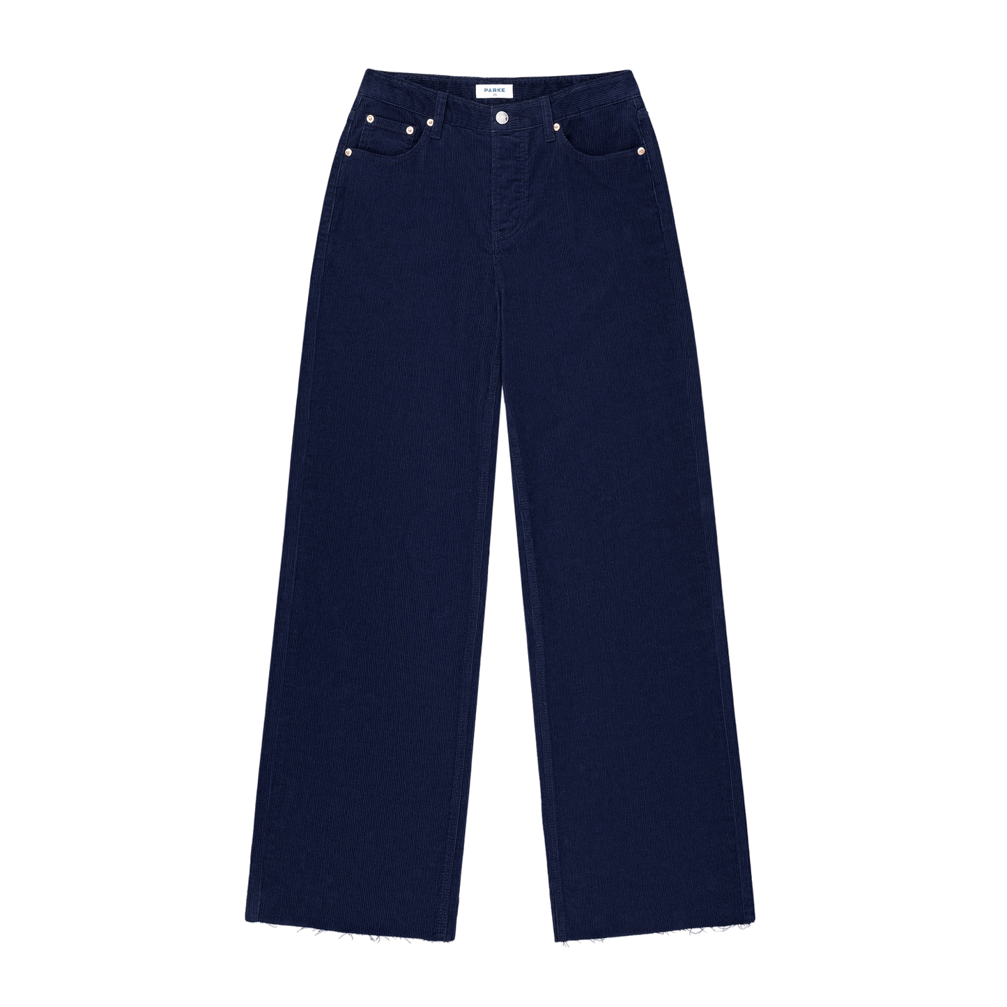 Low Rise Baggy Pants -navy corduroy