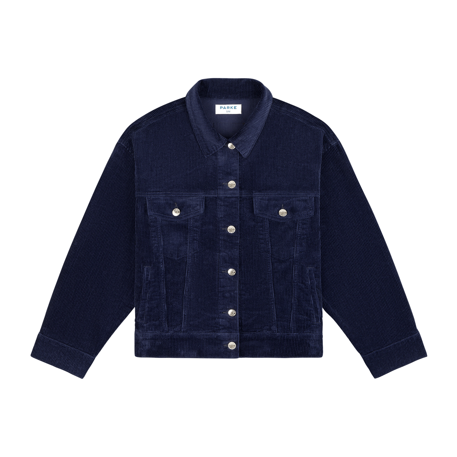 Oversized Corduroy Jacket -navy corduroy