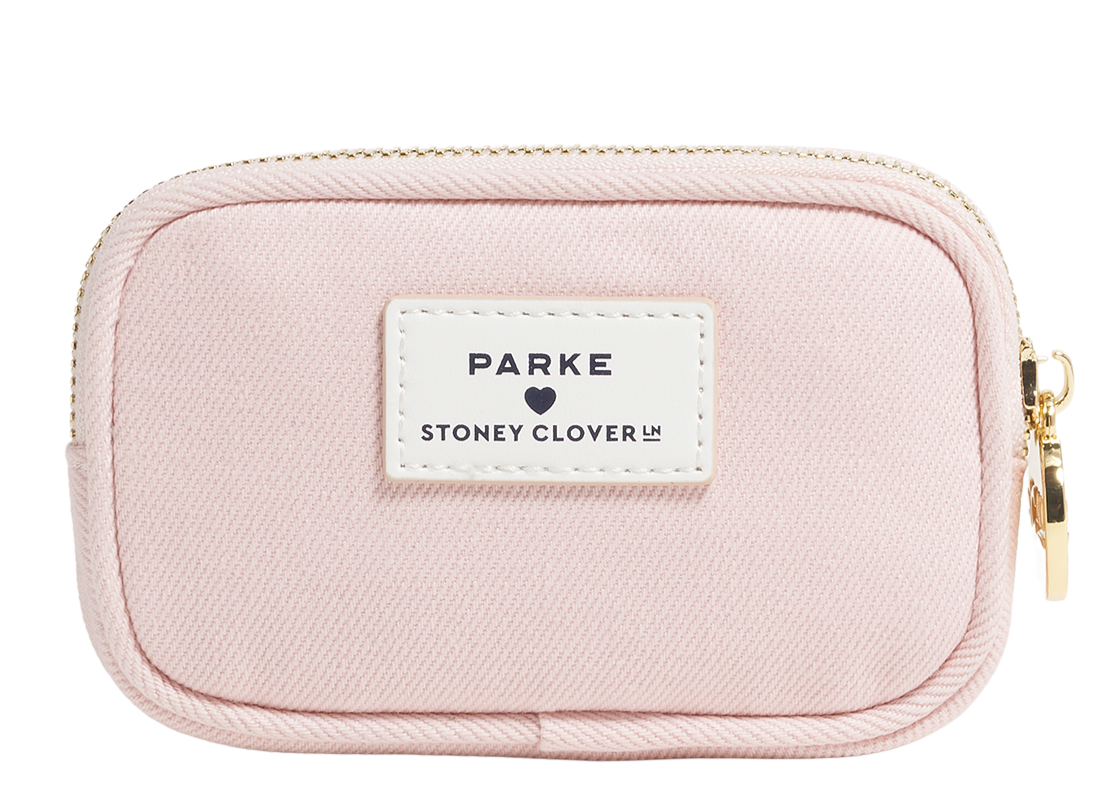 micro pouch flat lay -petal