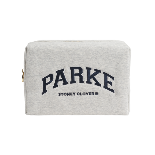 SCL x Parke Terry T Seam Pouch -classic grey + sapphire