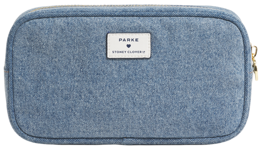 Small Pouch flat lay -vintage wash