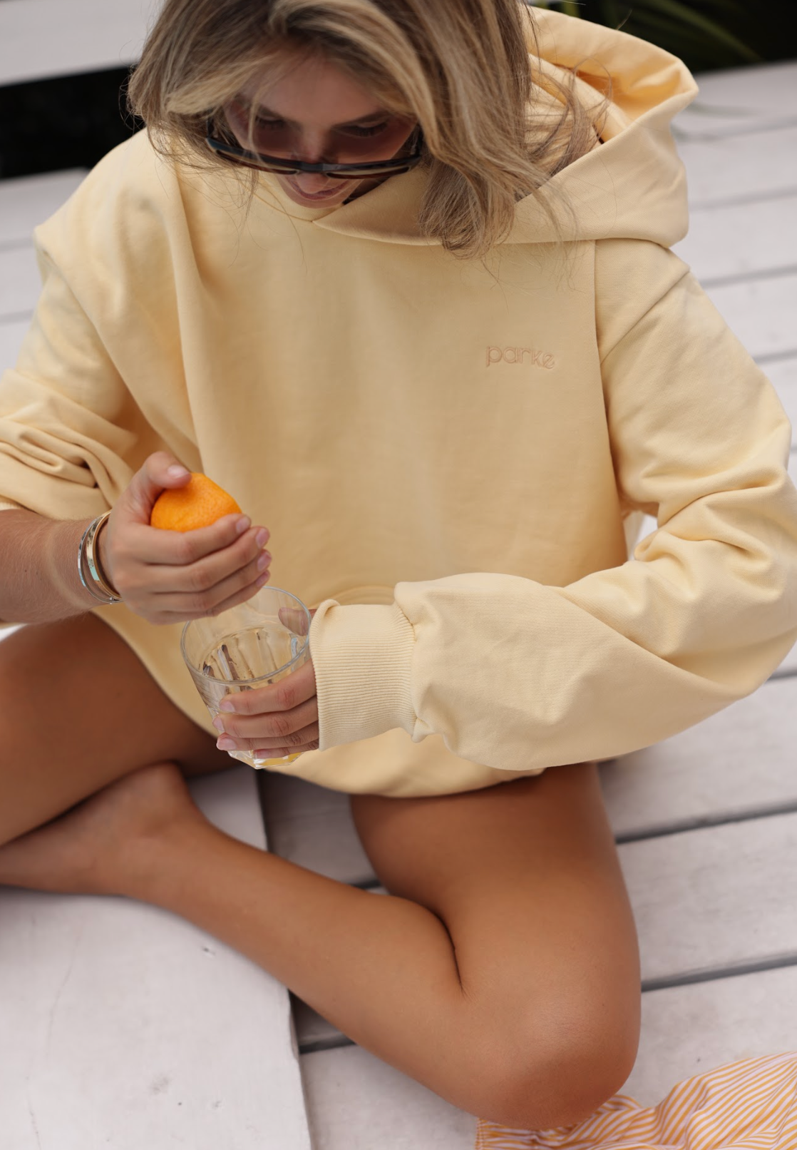 Embroidered Hoodie Sweatshirt