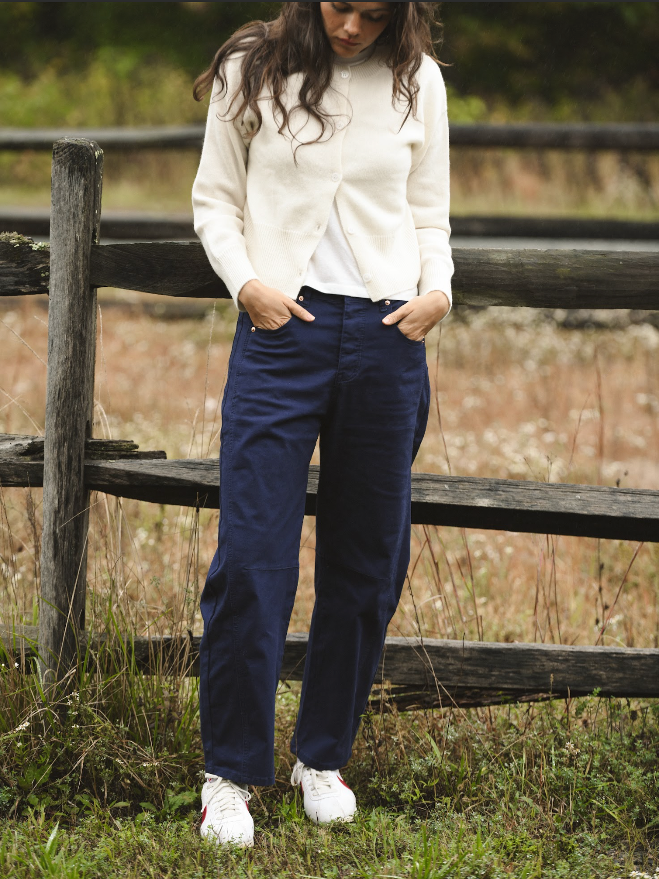 Cotton Twill Horseshoe Pant