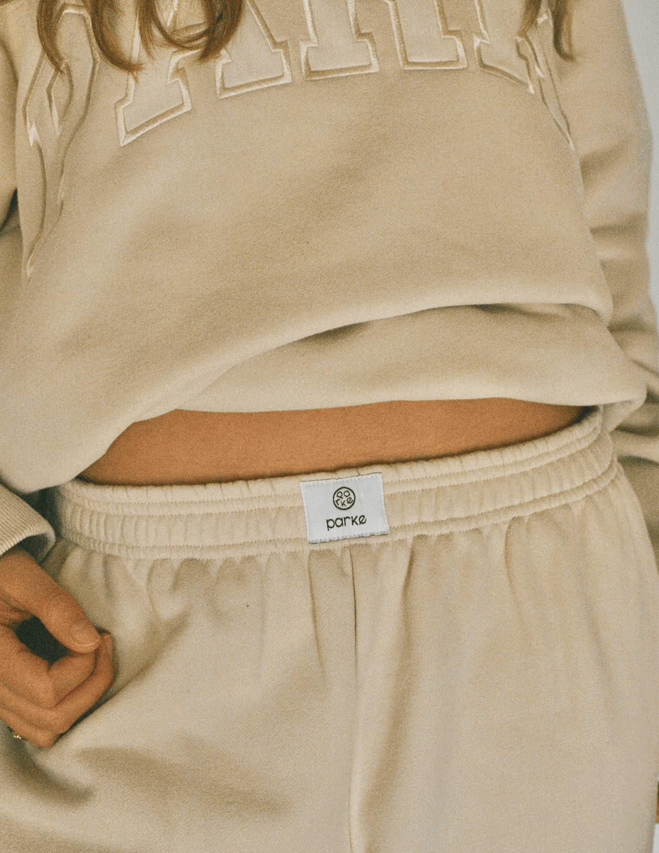 buttercream boxer sweat pant tag -buttercream