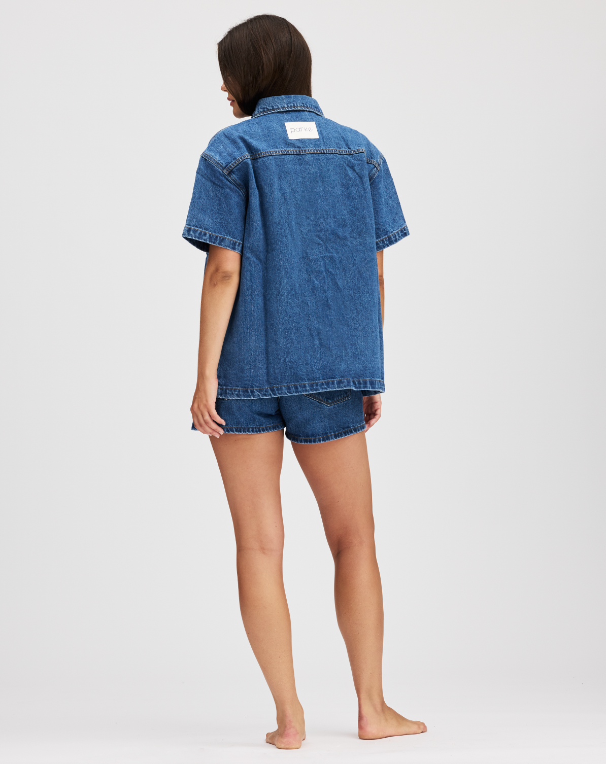 Short Sleeve Denim Shirt