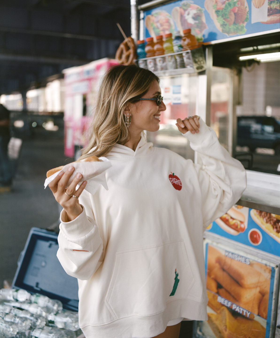 NYC Embroidered Hoodie Sweatshirt